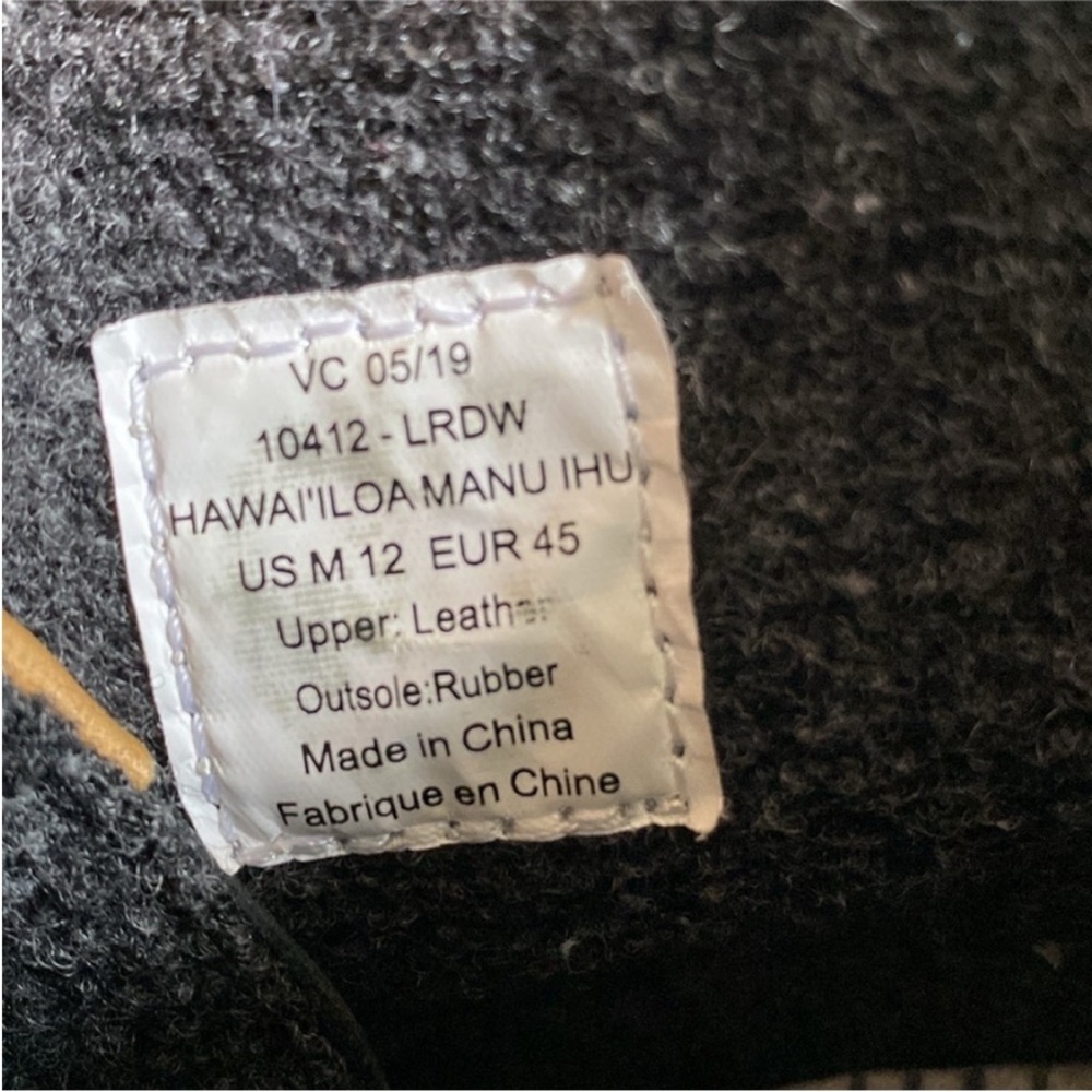 OluKai Men’s Shoes Hawaiiloa Manu Ihu Chukka Boots Black size 12 - Picture 9 of 13